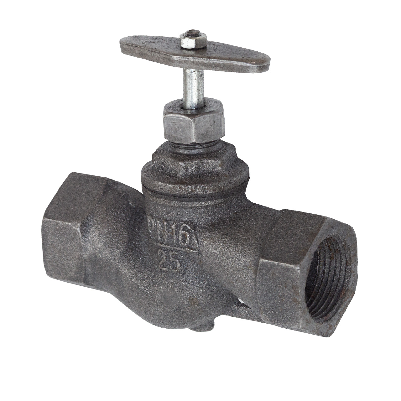 Клапан (вентиль) запорный чугунный 15кч18п Ду 40 Ру 16