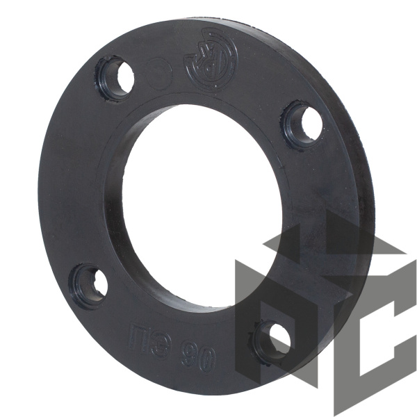 Фланец с полимерным покрытием Ду 100 (ПЭ 125) Ру 16 (2 мм) Техкомплект от производителя "Рускон"