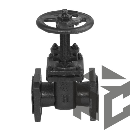 Задвижка чугунная параллельная 30ч6бр Ду 50 Ру 10/16 (Семёнов) от производителя "Рускон"