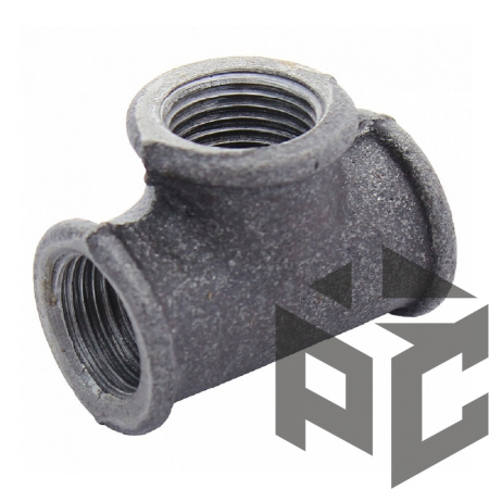 Тройник переходной чугун ВР/ВР/ВР Ду 20x25 (3/4"х1") от производителя "Рускон"